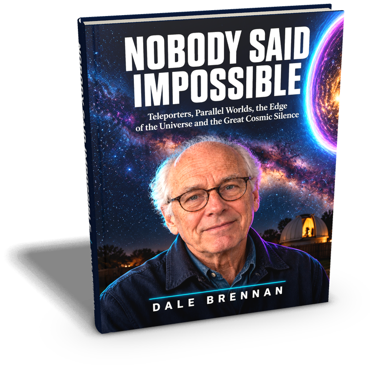 The e-book Nobody Said Impossible, with Dale Brennan on the cover